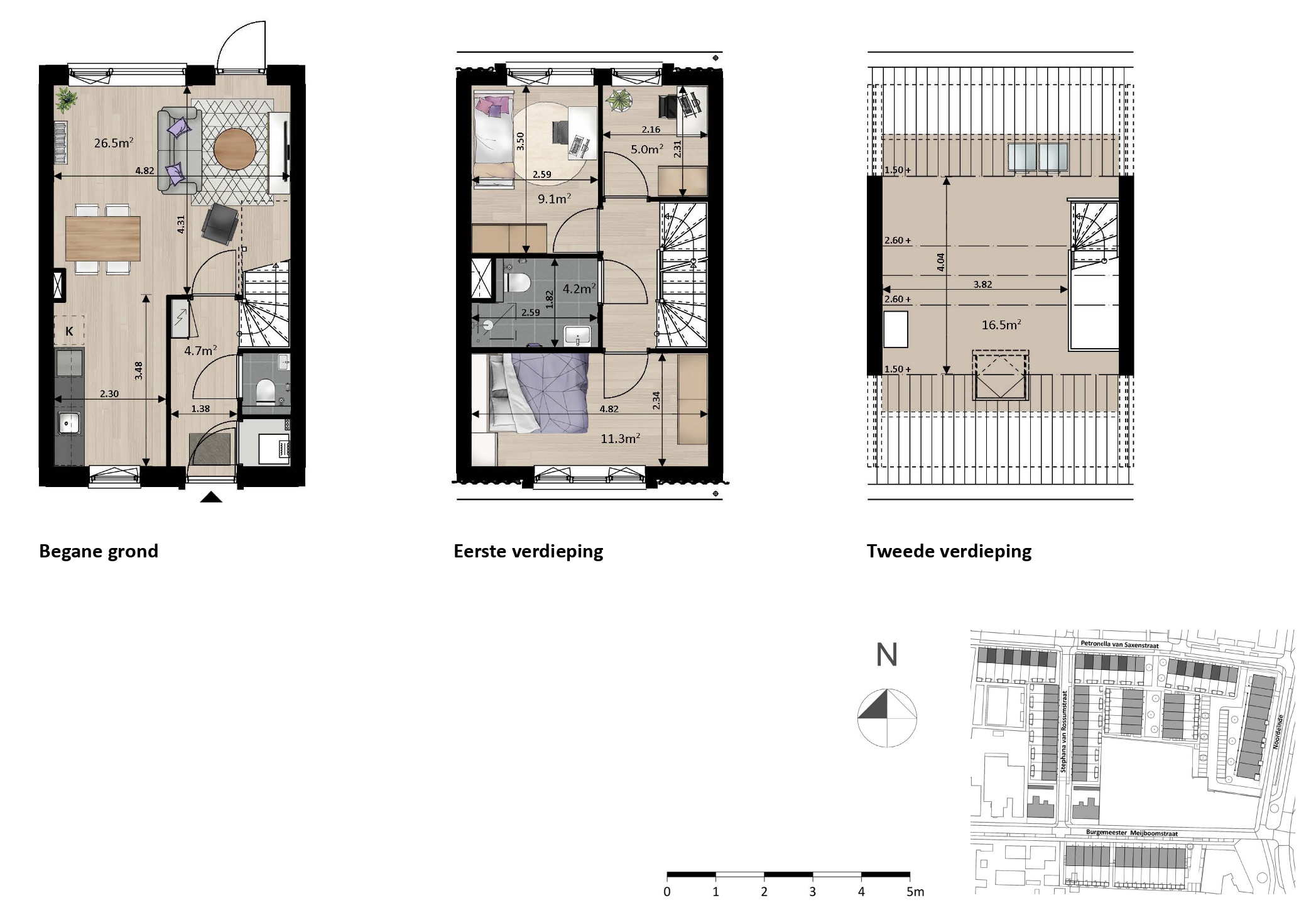 Petronella van Saxenstraat fase 2-woningen